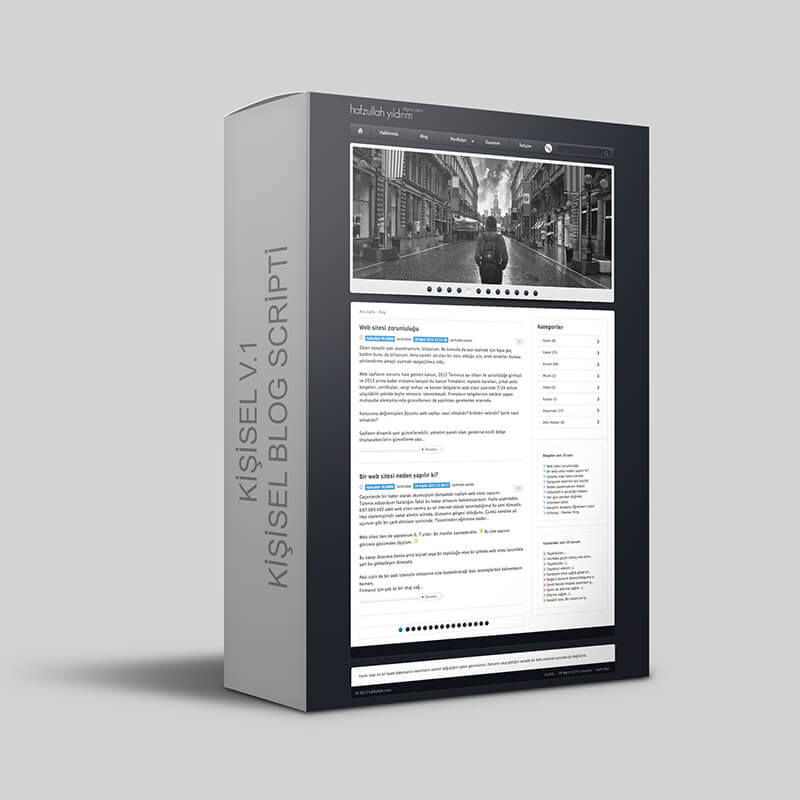 Ücretsiz Kişisel Blog Scripti