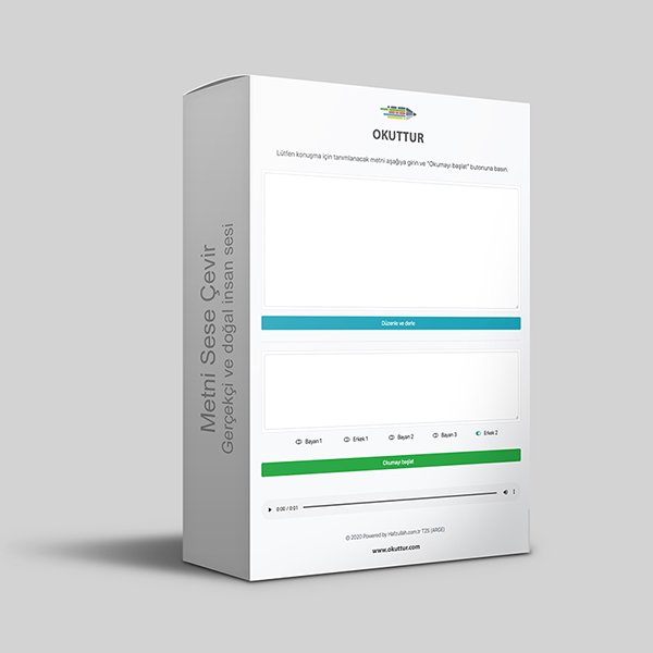 Yazıyı Sese Çevirme Programı (Gerçekçi İnsan Sesi)