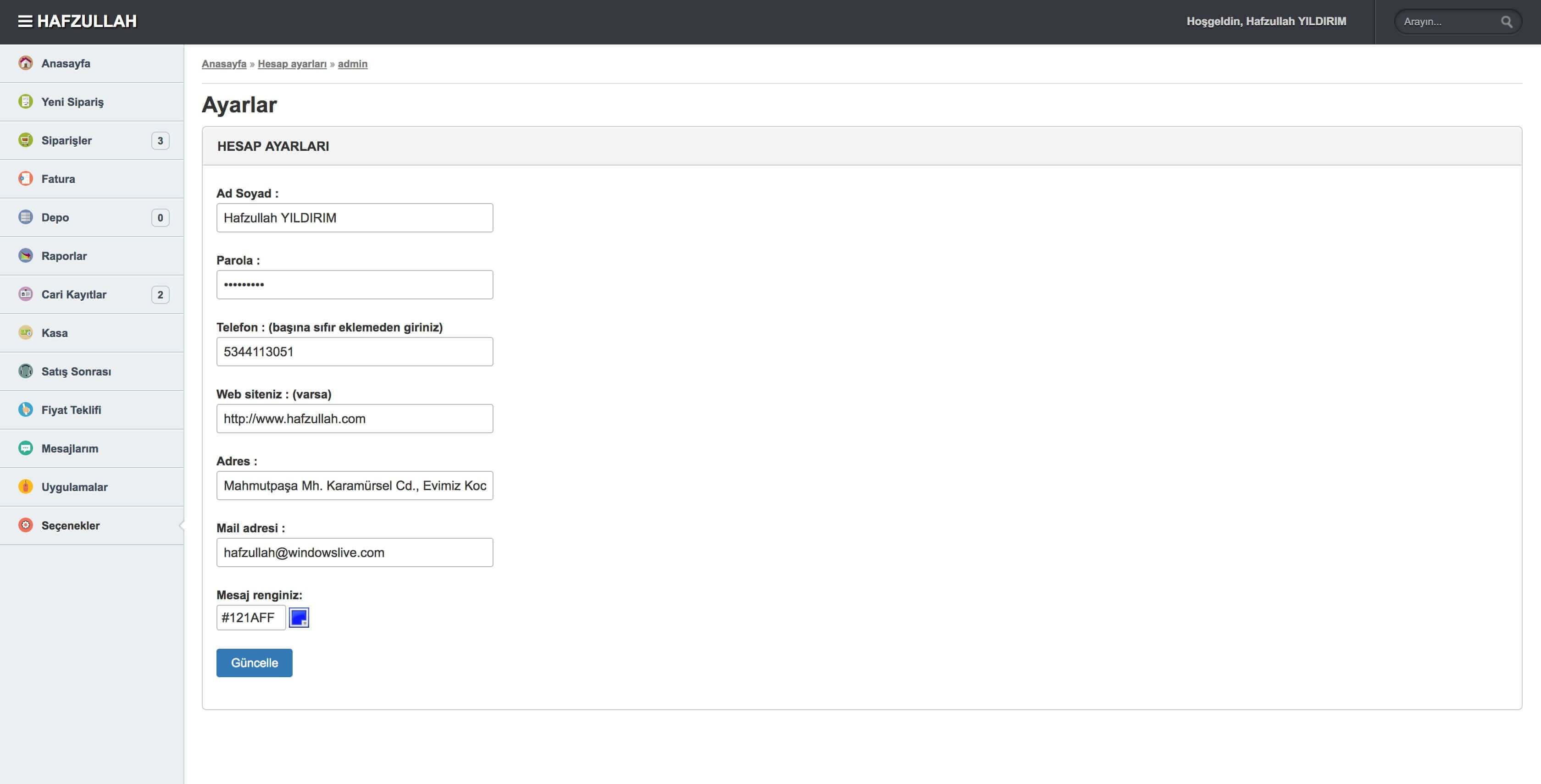 Cari Stok Takip Scripti Resimleri 5