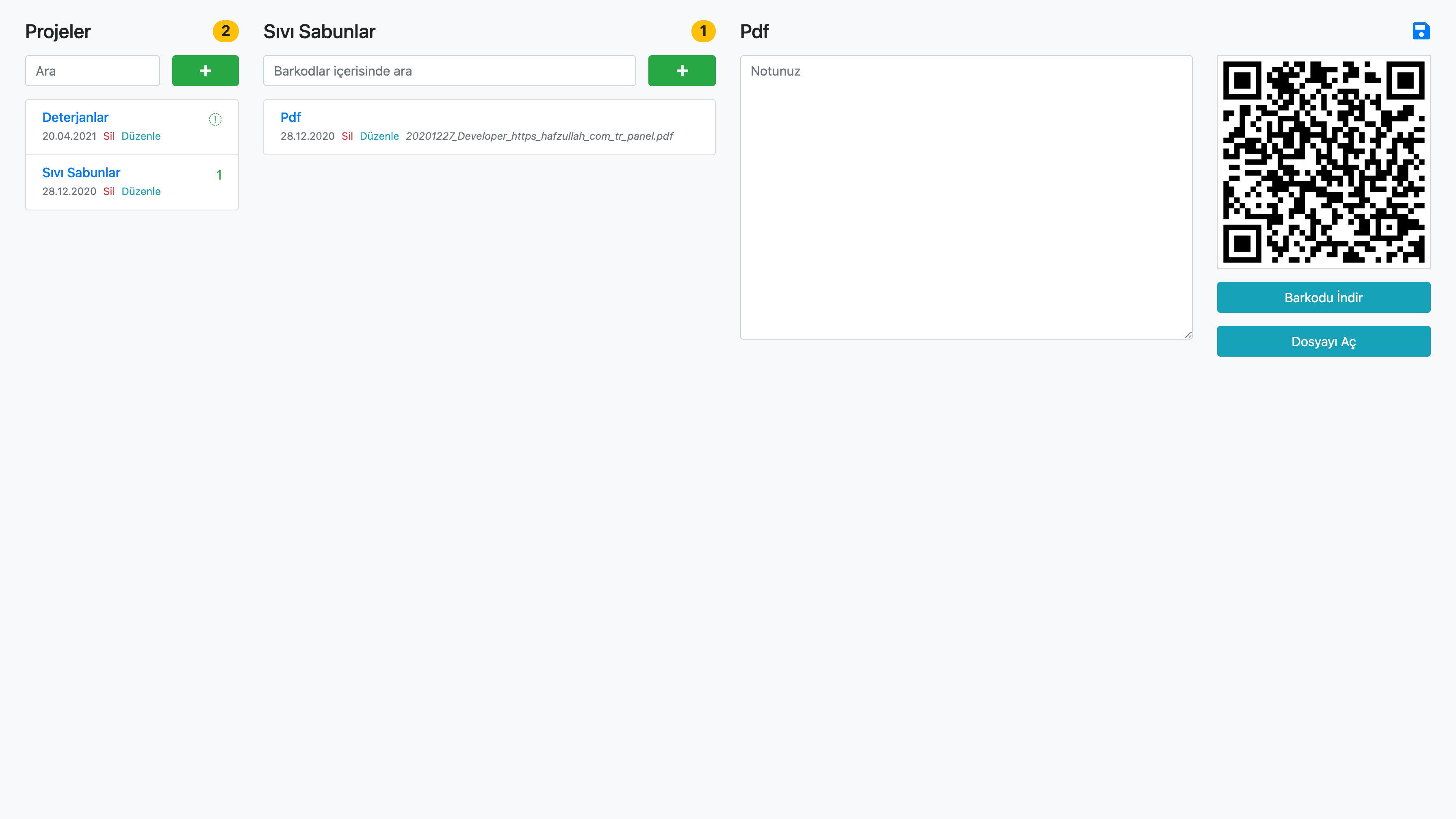 PDF Dinamik QR Kod Oluşturma Scripti Resimleri 1